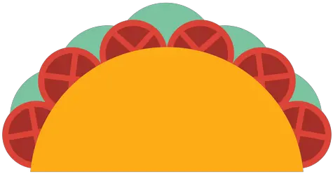 Taco Tomato Slice Lettuce Flat Circle Png Tomato Slice Png