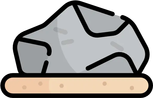Stone Free Nature Icons Icono Minerales Y Rocas Png Stone Icon Png
