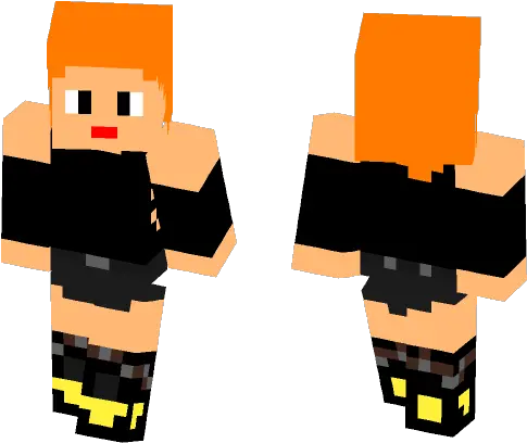 Download Becky Lynch L Wwe Minecraft Skin For Free Basic Brown Hair Girl Minecraft Skin Png Becky Lynch Png