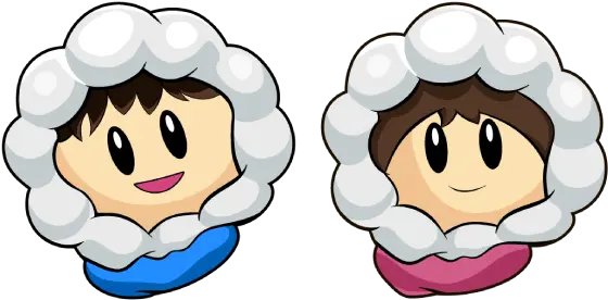 Custom Cursor With Inseparable Ice Climbers Popo And Nana Png Gamer Girl Icon