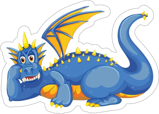 Cute Relaxing Blue Dragon Taming The Dragon Png Cute Dragon Png