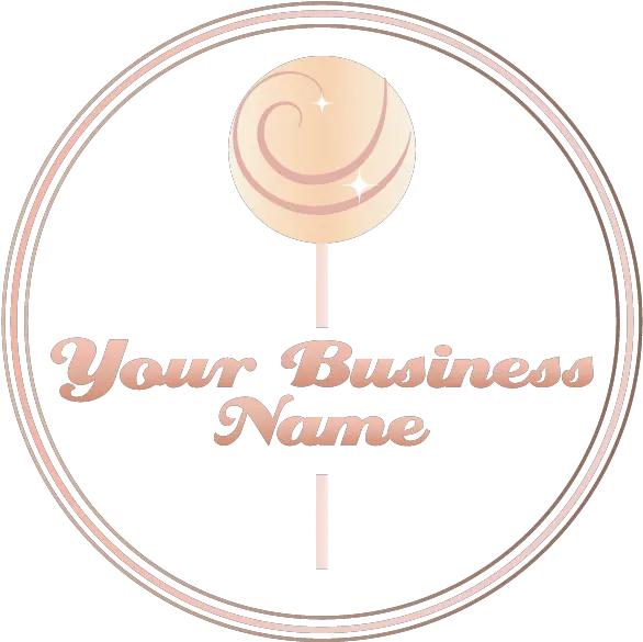 Cake Pop Logo Premade Design Logos Pops Cake Pops Logo Design Png Cake Logos