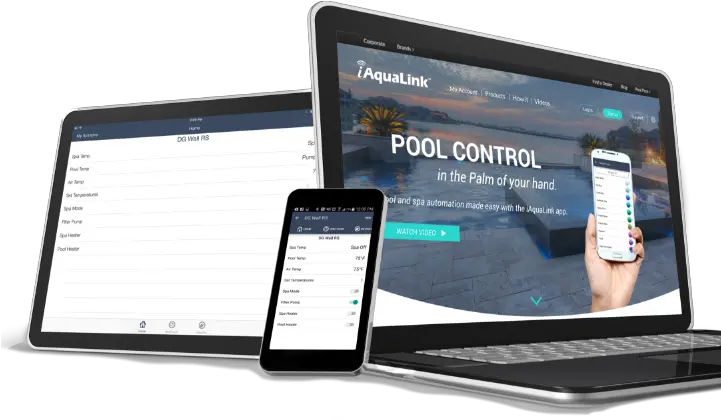 Iaqualink Pool Automation Computer Laptop And Mobile Png Phone Computer Tablet Icon Free