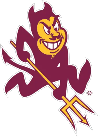 Arizona State Sparky Logo Panel For Stealth Recliner Asu Sun Devils Png Overwatch Character Logos