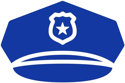 Police Hat Graphics To Download Solid Png Police Hat Icon