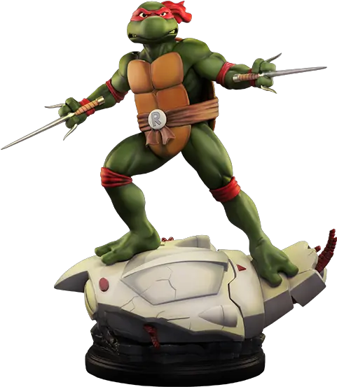 Tmnt Raphael Statue By Pop Culture Shock Ninja Turtles Statue Png Ninja Turtle Logo