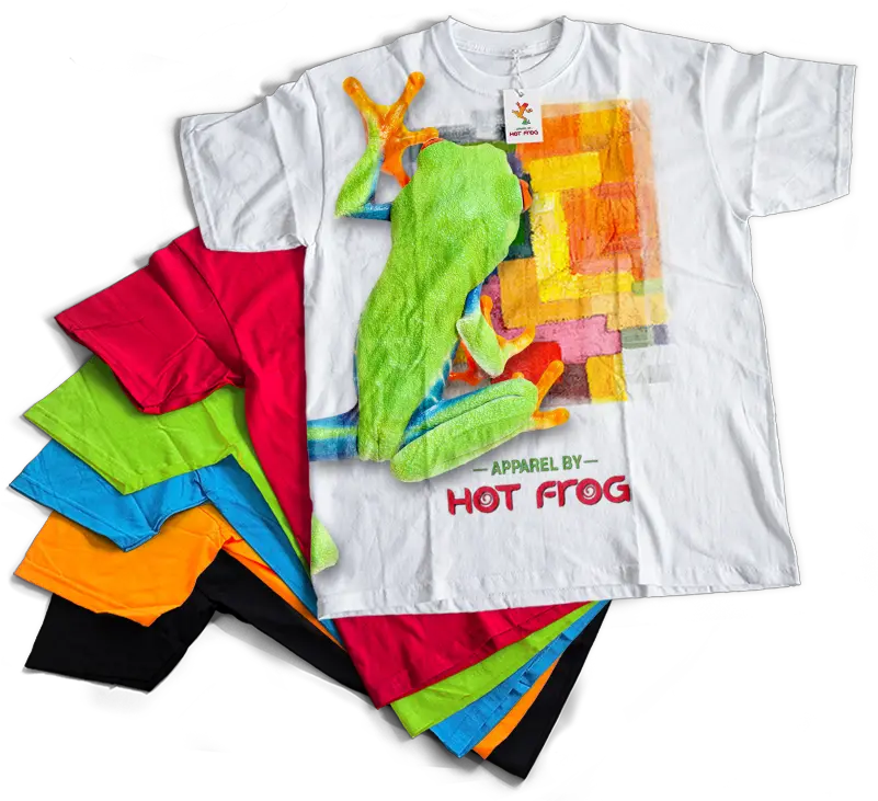 Download Apparel By Hot Frog Stack Of Tshirt Png Full Stack T Of Shirt Green Tshirt Png
