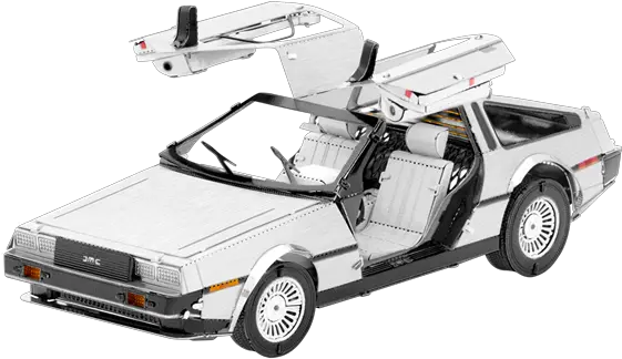Metal Earth Vehicles 3d Model Kits Metal Earth Delorean Png Delorean Icon