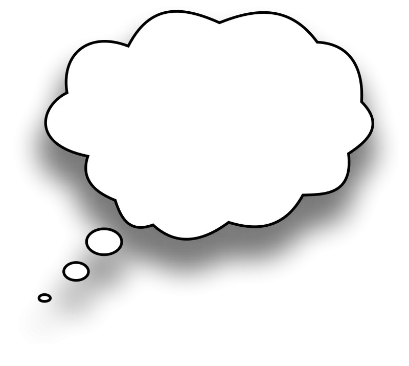 Thought Bubble Empty Thought Bubble Black Background Thinking Bubble Png Text Bubble Transparent Background