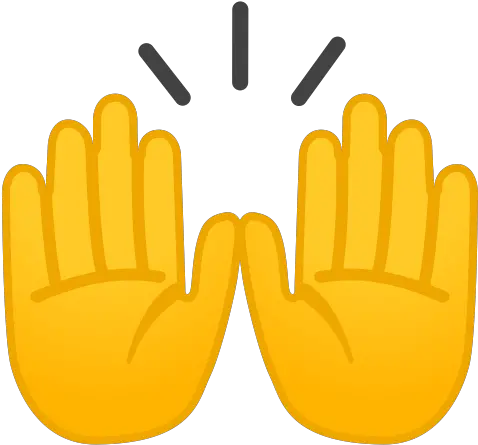 Raising Hands Icon Noto Emoji People Bodyparts Iconset Significado Emoji Mãos Png People Shaking Hands Icon