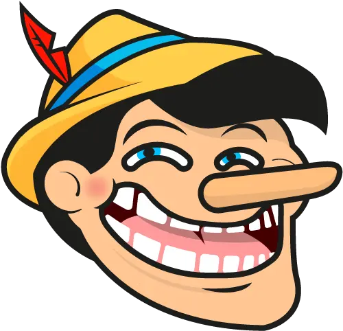 Pinocchio Trollface Troll Naruto Troll Face Png Troll Face Png