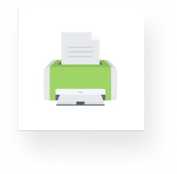 Reports Direct To A Printer Office Equipment Png Printer Friendly Icon