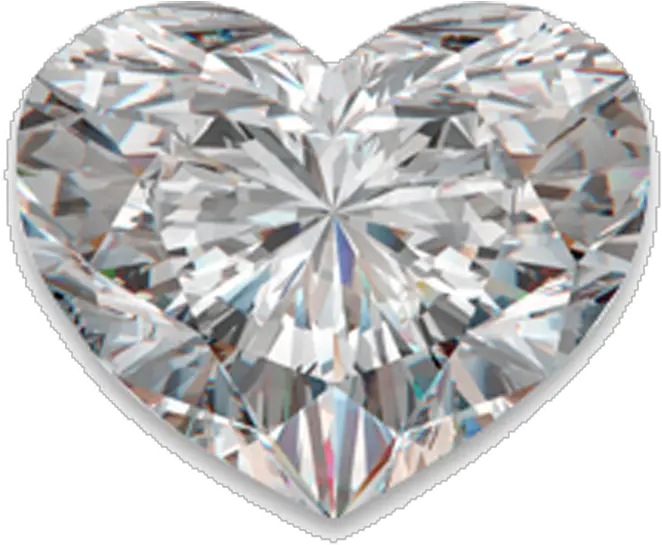 Heart Cut Loose Diamond Heart In All Colour Png Diamond Heart Png