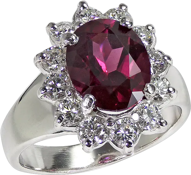 Dragon Fruit Rhodolite Garnet U0026 Diamond Ring Solid Png Dragon Fruit Icon