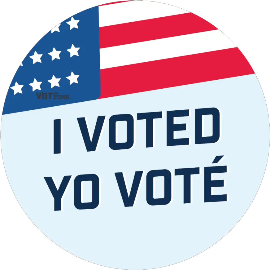 Download I Voted Stickers Yo Vote Png Image With No Flag Of The United States Vote Png