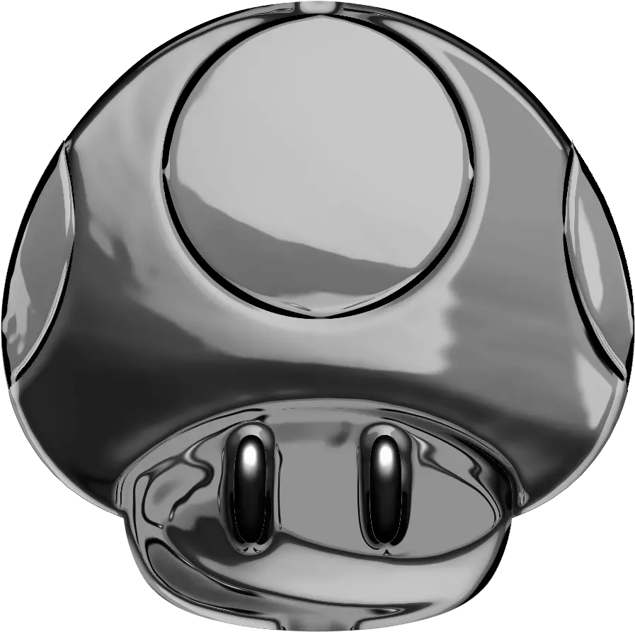 Custom Mario Mushroom Png Transparent Super Mario Metal Mushroom Mario Mushroom Png