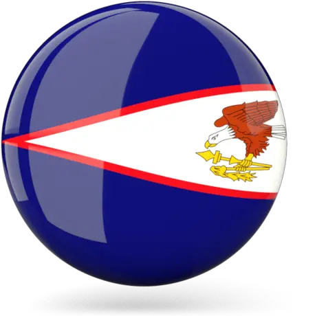 Glossy Round Icon Illustration Of Flag American Samoa American Samoa Round Flag Png American Flag Logo