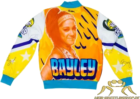 Download Hd Wwe Bayley Jacket Transparent Png Image Wwe Sasha Banks And Bayley T Shirt Bayley Png