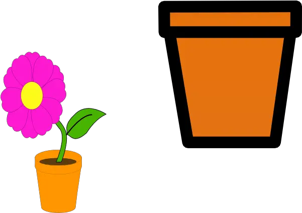 Library Of Clipart Black And White Download Flower Pot Free Cartoon Of Flower Pot Png Flower Pot Png