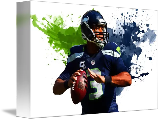 Russell Wilson Kick American Football Png Russell Wilson Png