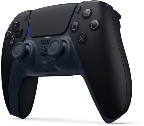 Sony Ps5 Dualsense Wireless Controller Midnight Black Ask Ps5 Black Controller Png Wireless Controller Icon