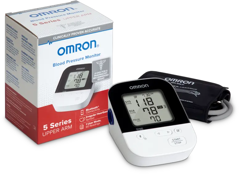 Omron Automatic Blood Pressure Monitor Omron Automatic Digital Blood Pressure Monitor 5 Series Png Blood Pressure Monitor Icon