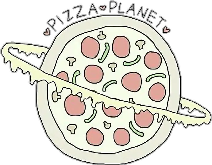 Planeten Clipart Collage Pizza Tumblr Dibujo Png Tumblr Collage Png