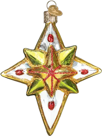 Luminous Star Glass Ornament Christmas Ornament Png Nativity Star Png