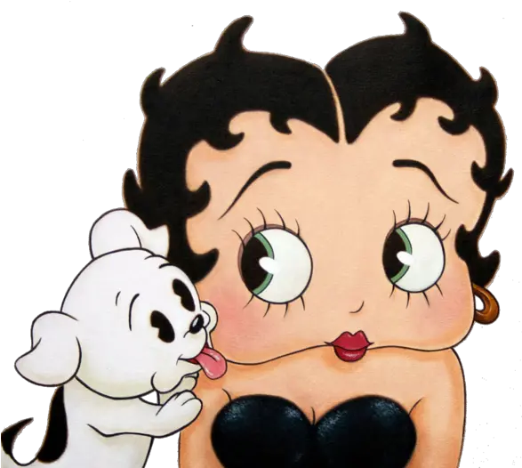 Tubes Png Betty Boop 1 La Boîte À Images Betty Boop Loving A Dog Betty Boop Png