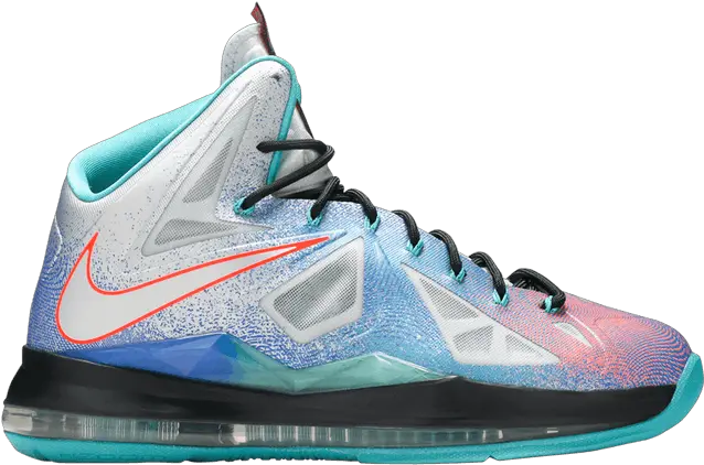 Buy Lebron 10 Sneakers Goat Lebron 10 Platinum Png Nike Lebron Icon