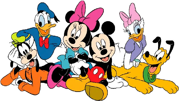 14 Free Mickey Clipart Fri Mickey Minnie Donald Daisy Goofy Pluto Png Friends Clipart Png