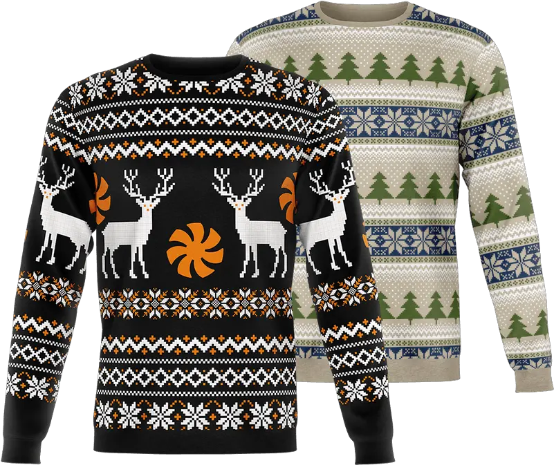 Create Christmas Sweaters From Scratch Merchandise Essentials Long Sleeve Png Christmas Sweater Png