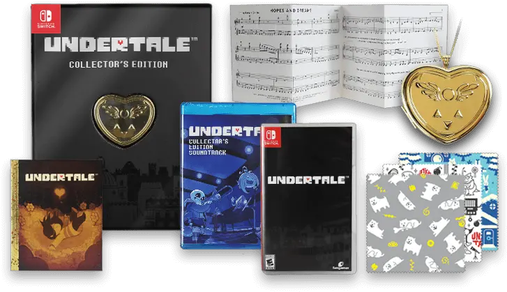 Undertale Game Physical Edition Undertale Switch Edition Png Undertale Heart Png