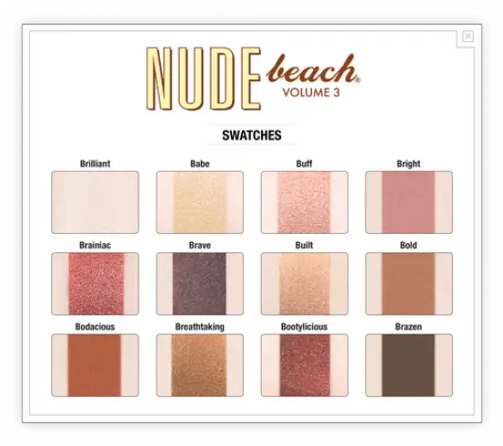 Okshop Nude Beach The Balm Png Wet N Wild Color Icon Awakening