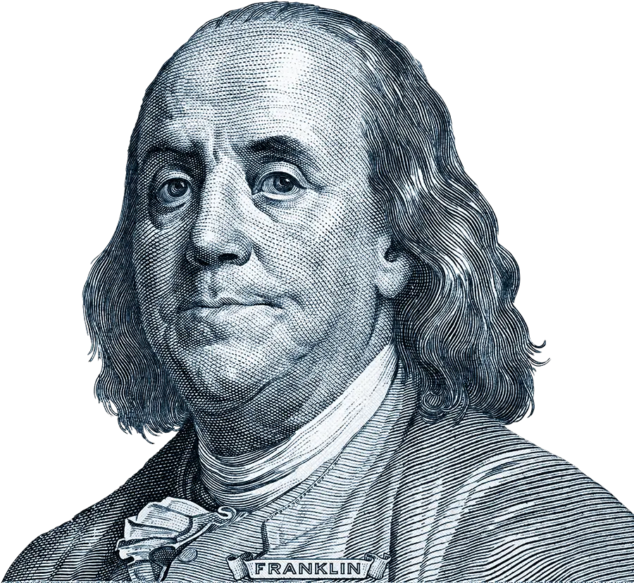 Benjamin Franklin No Background Png Transparent Benjamin Franklin Png Benjamin Franklin Png