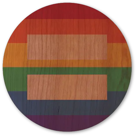 Rainbow Equal Sign Wood Png Equal Sign Transparent