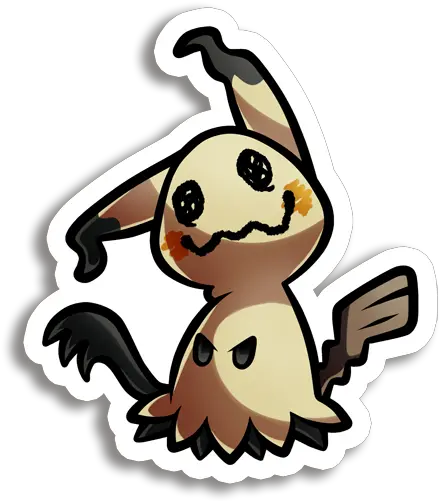 Mimikyu Vinyl Sticker Clip Art Png Mimikyu Png