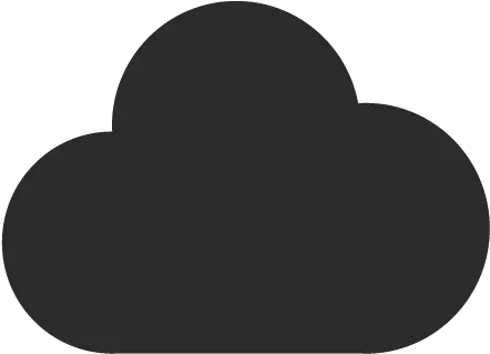 Cloud App Icon Clip Art Black Clouds Png Cloud App Icon