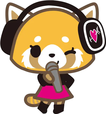 Sanrio Character Ranking 2018 Retsuko Microphone Png Gudetama Png