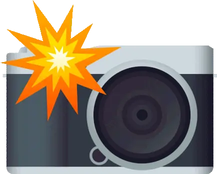Camera With Flash Joypixels Gif Camara Flash Gif Png Camera Icon Gif