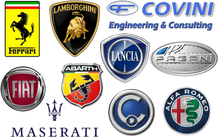 Italian Car Manufacturers Car Brands To Print Png Ferrari Car Logo