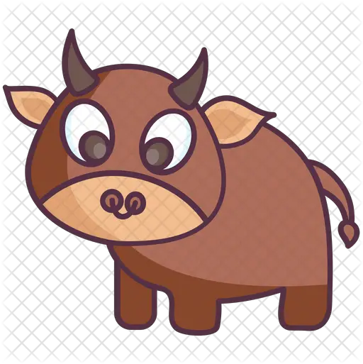 Bull Icon Cartoon Png Bull Png