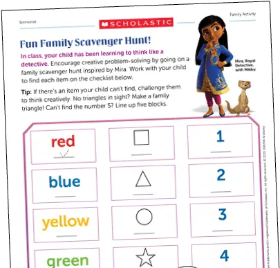 Mira Be A Detective Scholastic Printables Mira Royal Detective Coloring Pages Png Mira Icon