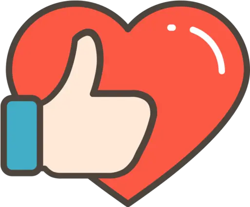 Heart Thumbs Up Favourite Free Icon Heart With Thumbs Up Png Like Heart Icon