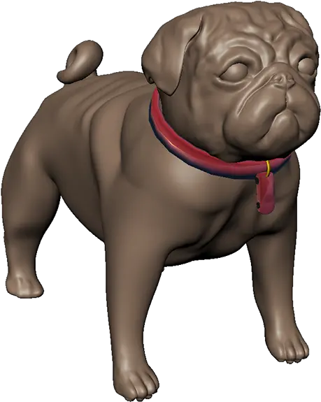 Pug 3d Model Pug Png Pug Png