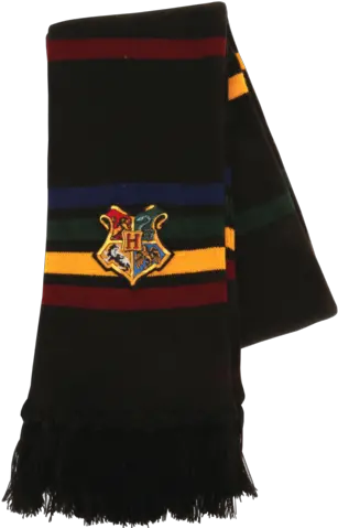 Hogwarts School Crest Knitted Scarf Wool Png Hogwarts Transparent