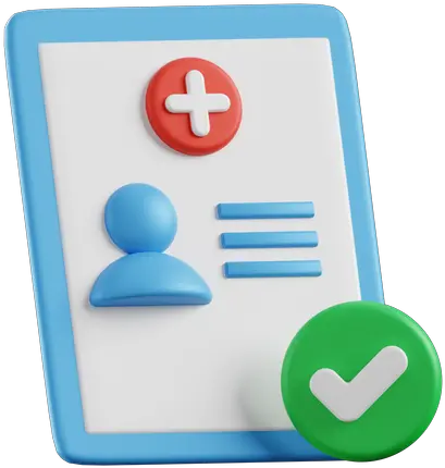 Premium Patient Health Record 3d Illustration Download In Smart Device Png Record Icon Png