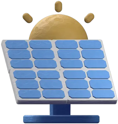 Solar Energy Icon Download In Dualtone Style Energia Solar 3d Png Solar Icon Png