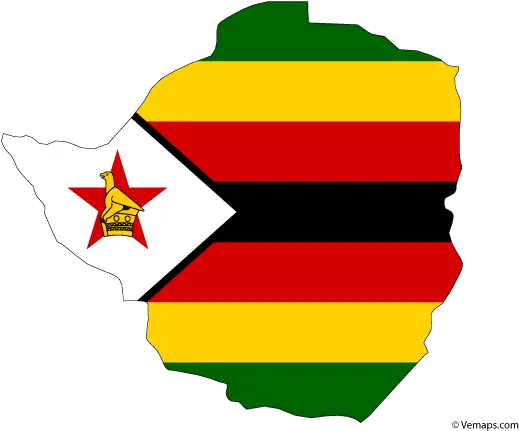 Zimbabwe Flag Map Vector Free Zimbabwe Flag Map Png Map Png