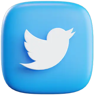 Free Twitter Logo 3d Illustration Download In Png Obj Or Twitter Vert App Icon 72x72